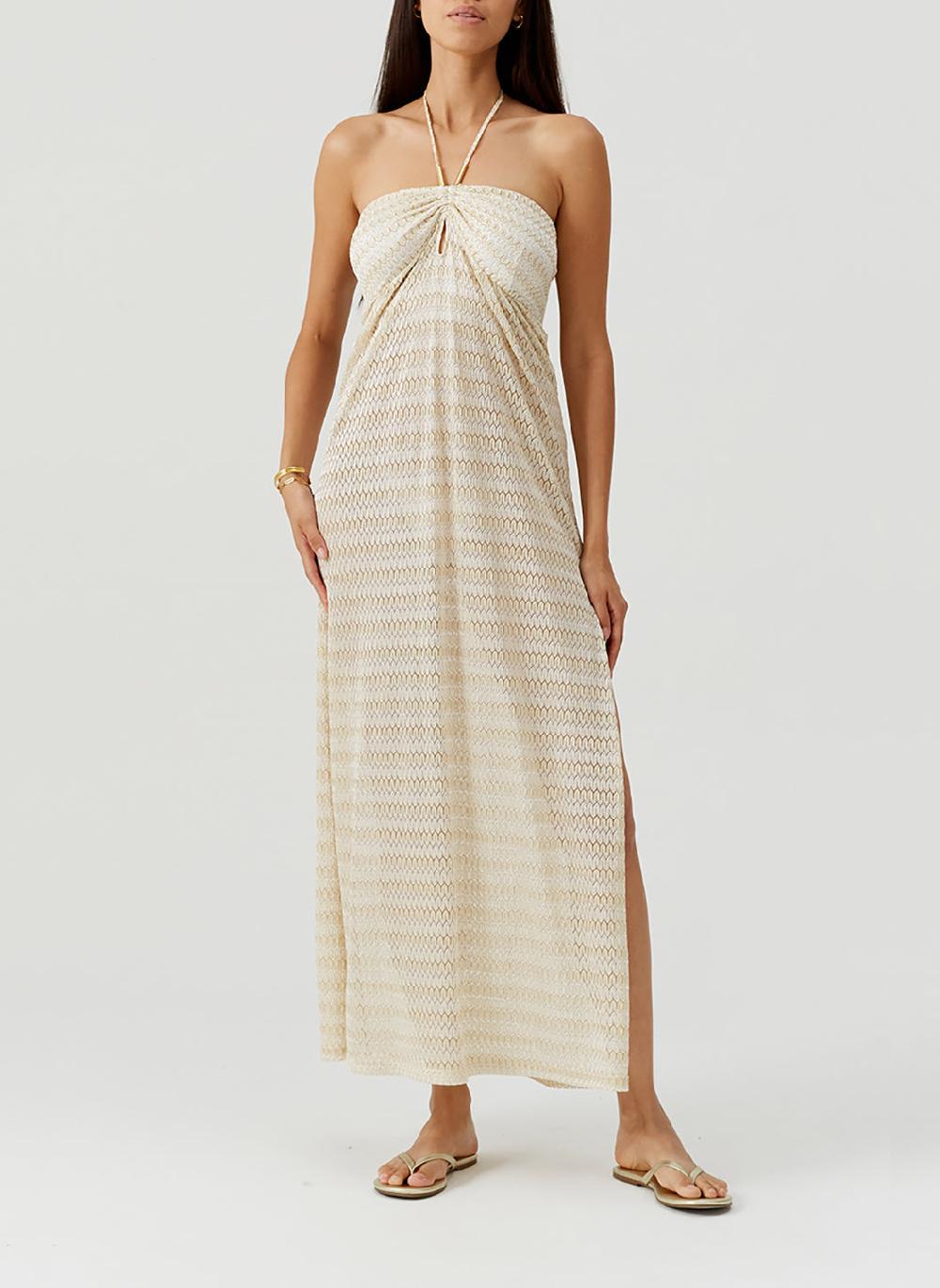 Melissa Odabash Mila Gold Dress