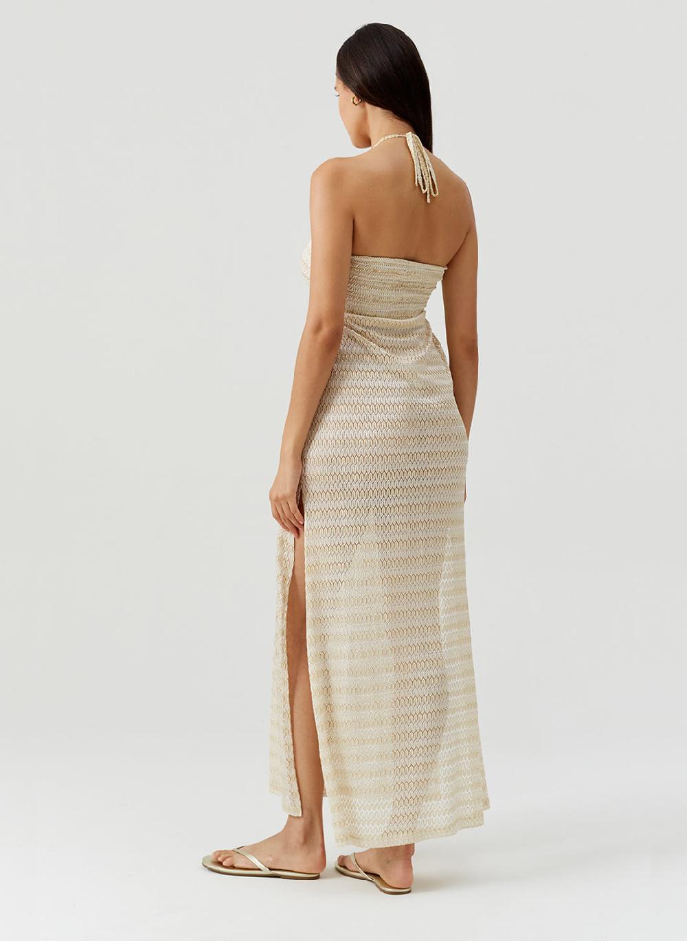 Melissa Odabash Mila Gold Dress