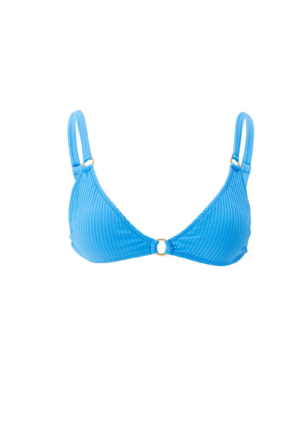 melissa odabash Montenegro Ocean Ribbed Bikini Top
