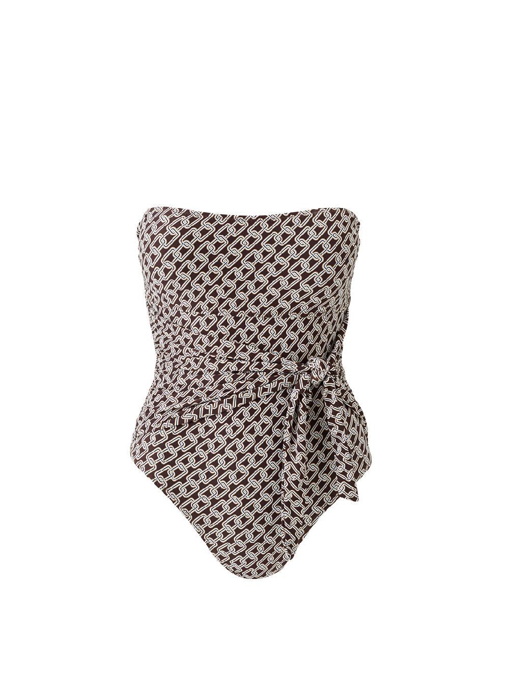 melissa odabash Munich Chain Swimsuit