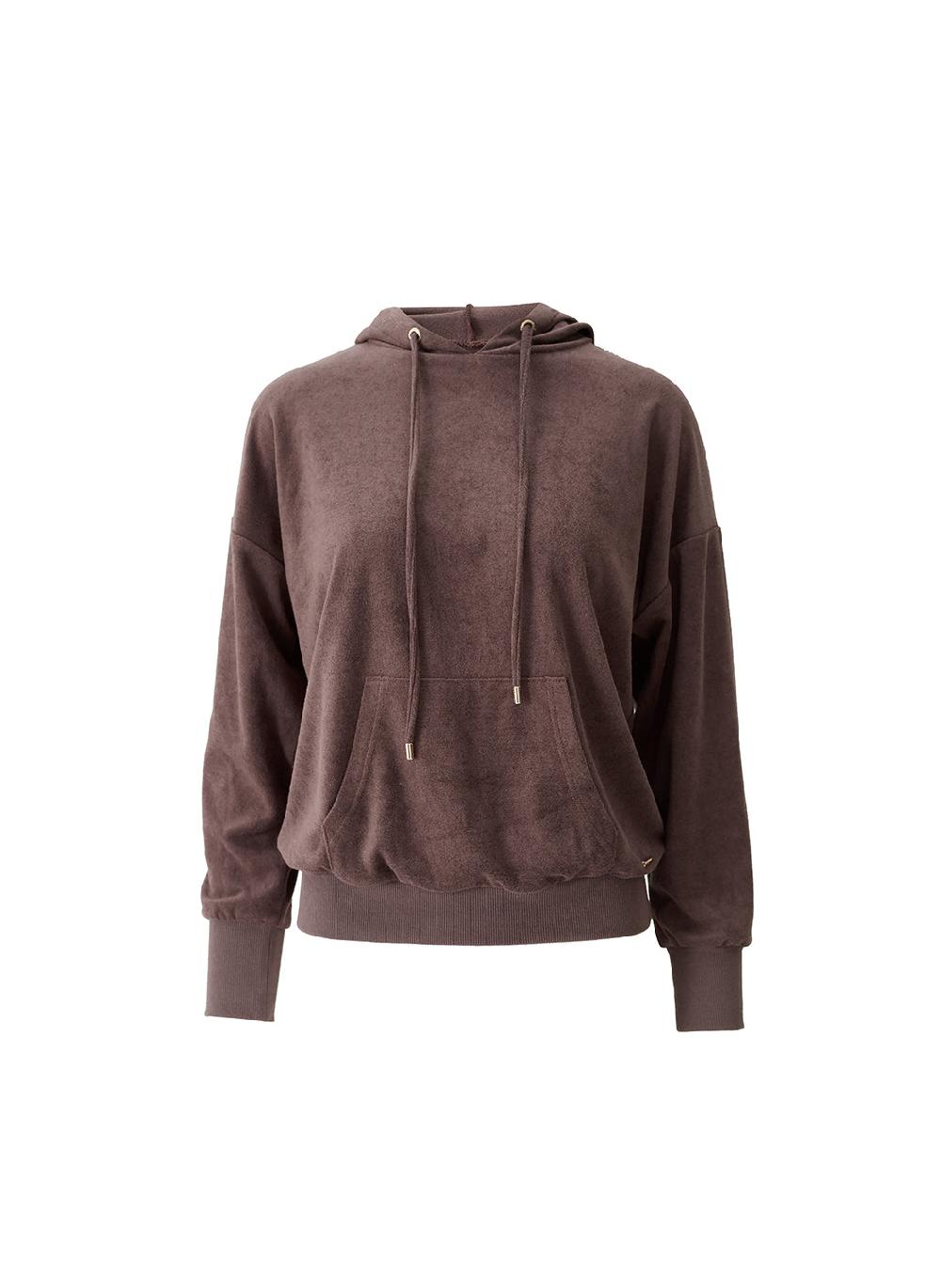melissa odabash Nora Coffee Hoodie