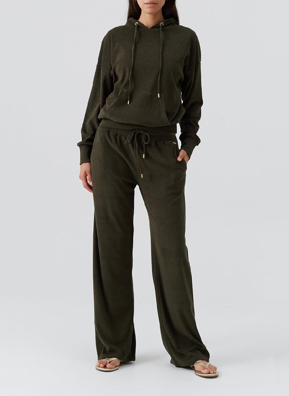 Melissa Odabash Nora Olive Hoodie