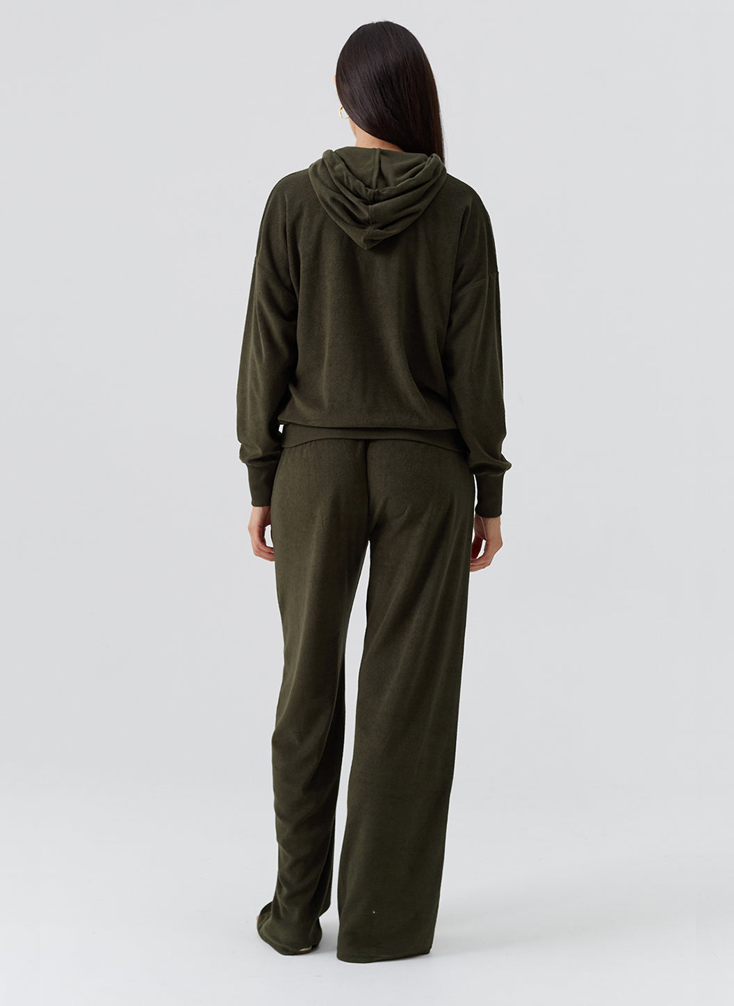 Melissa Odabash Nora Olive Hoodie