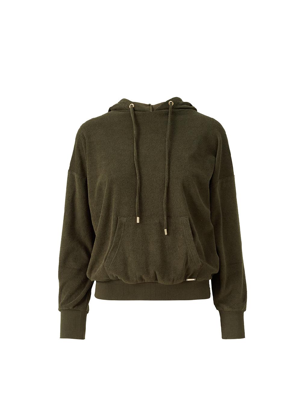 melissa odabash Nora Olive Hoodie