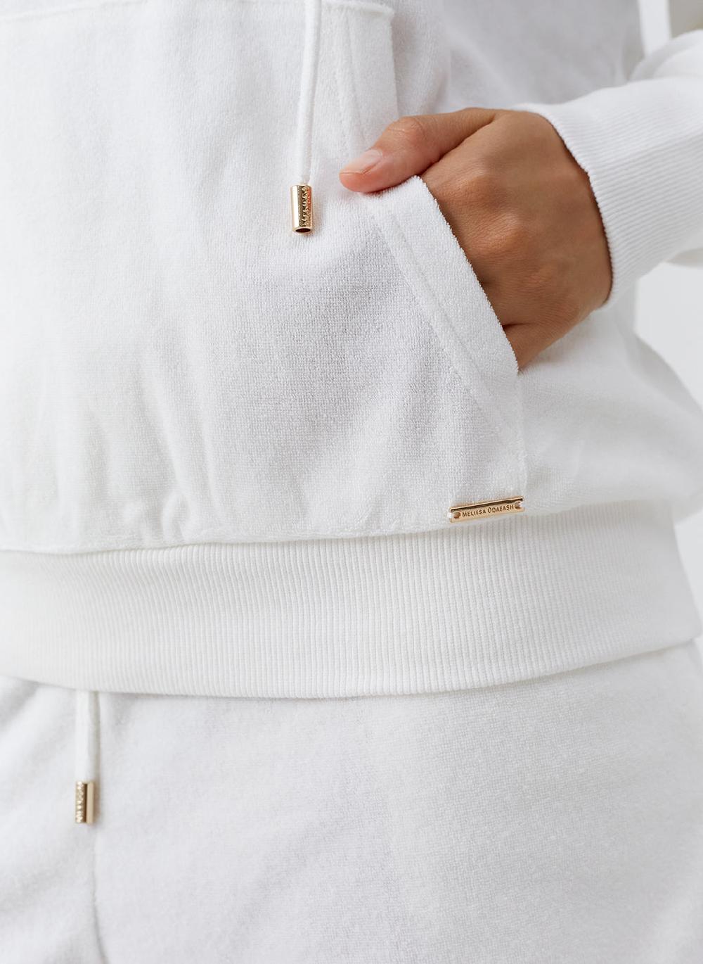 Melissa Odabash Nora White Hoodie