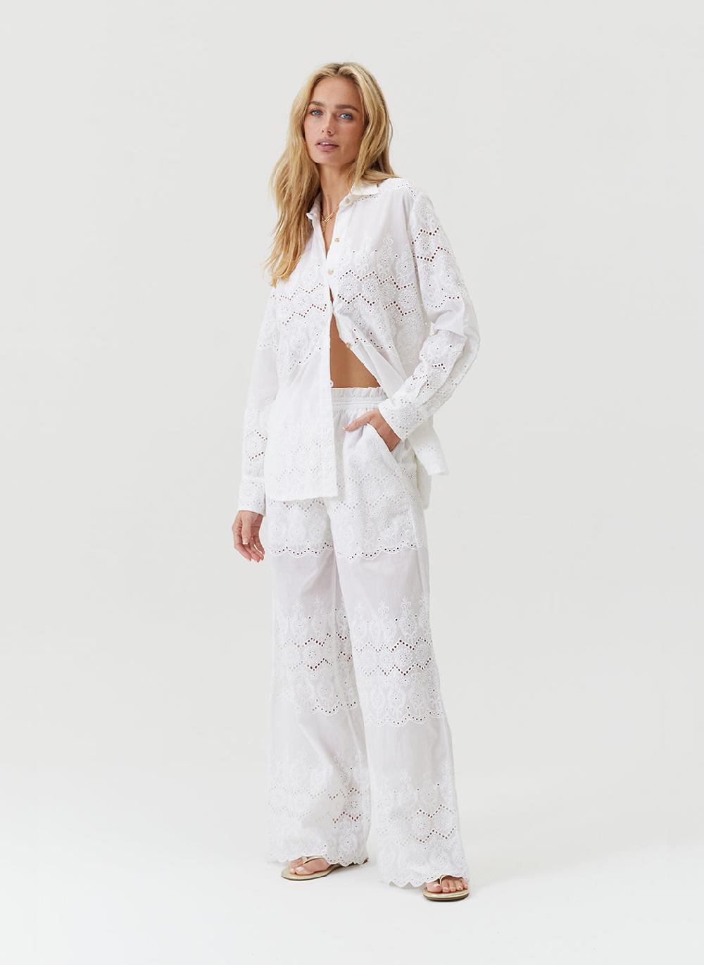 Melissa Odabash Orla White Shirt