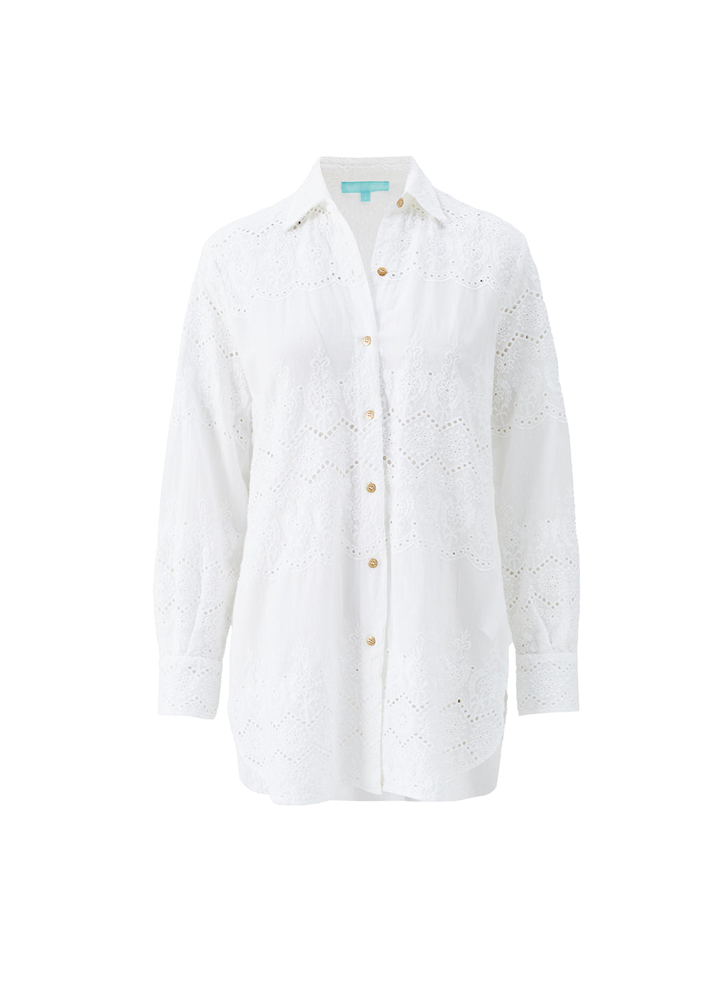 melissa odabash Orla White Shirt
