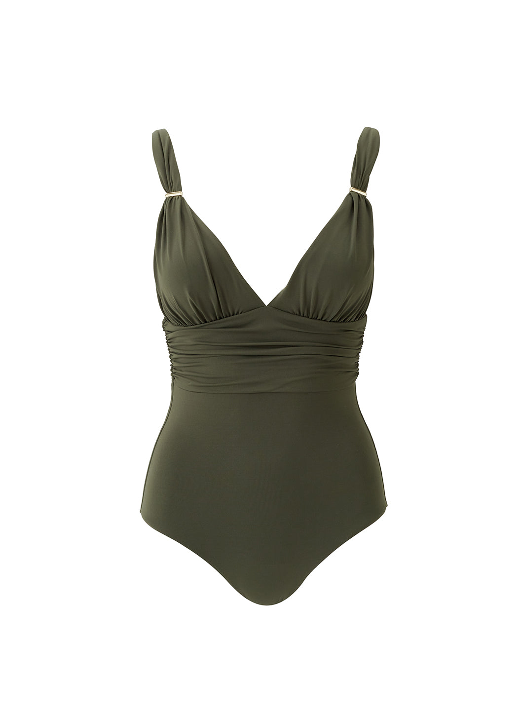 melissa odabash Panarea Olive Swimsuit