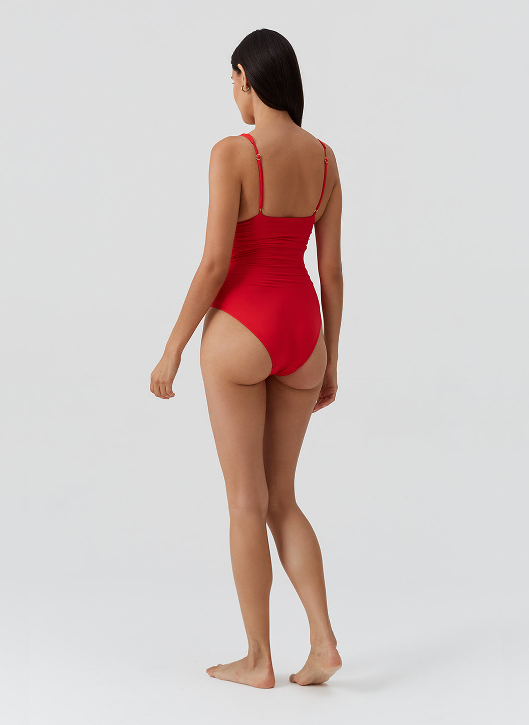 Melissa Odabash Panarea Red Swimsuit