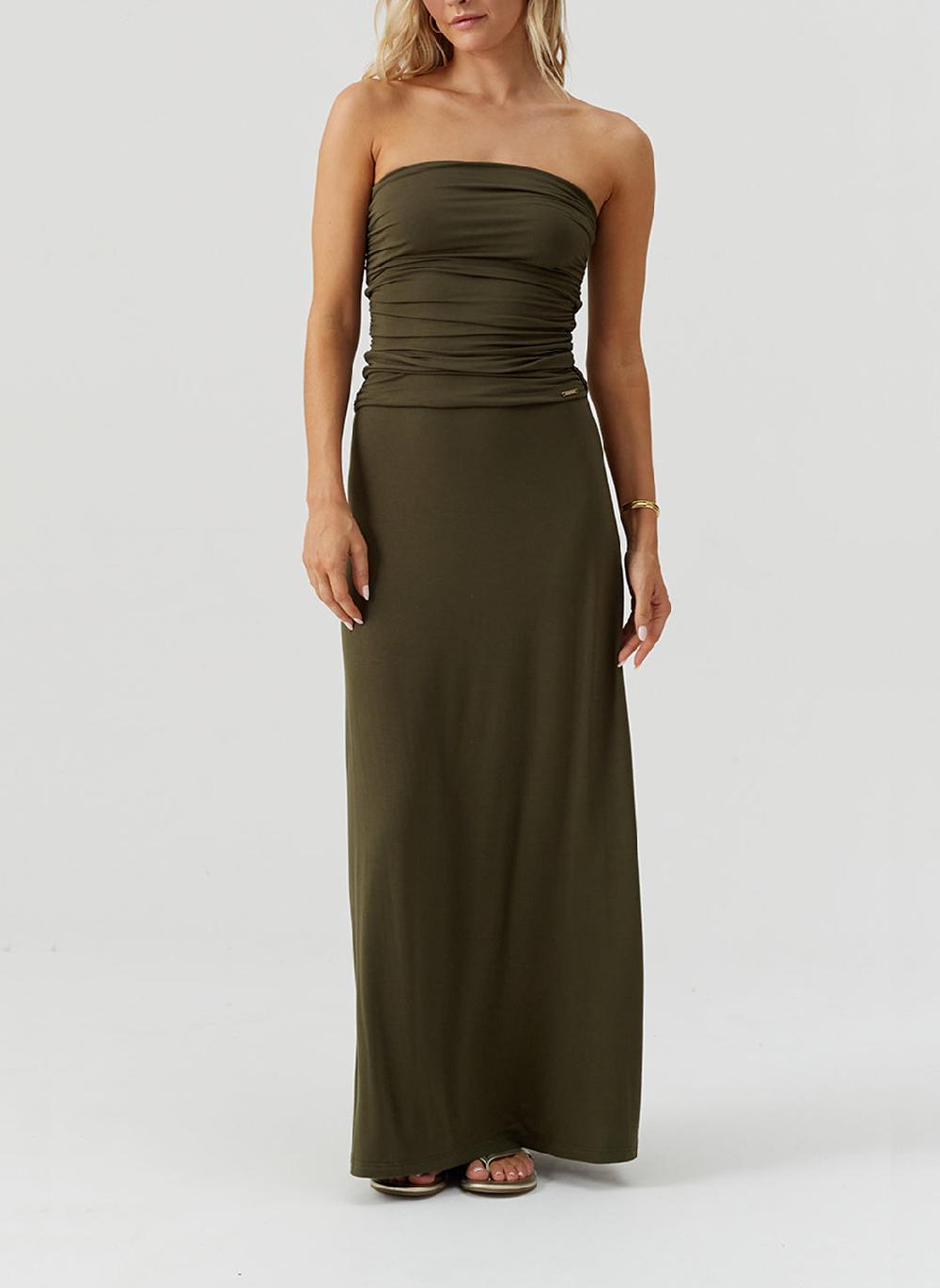 Melissa Odabash Rae Olive Dress