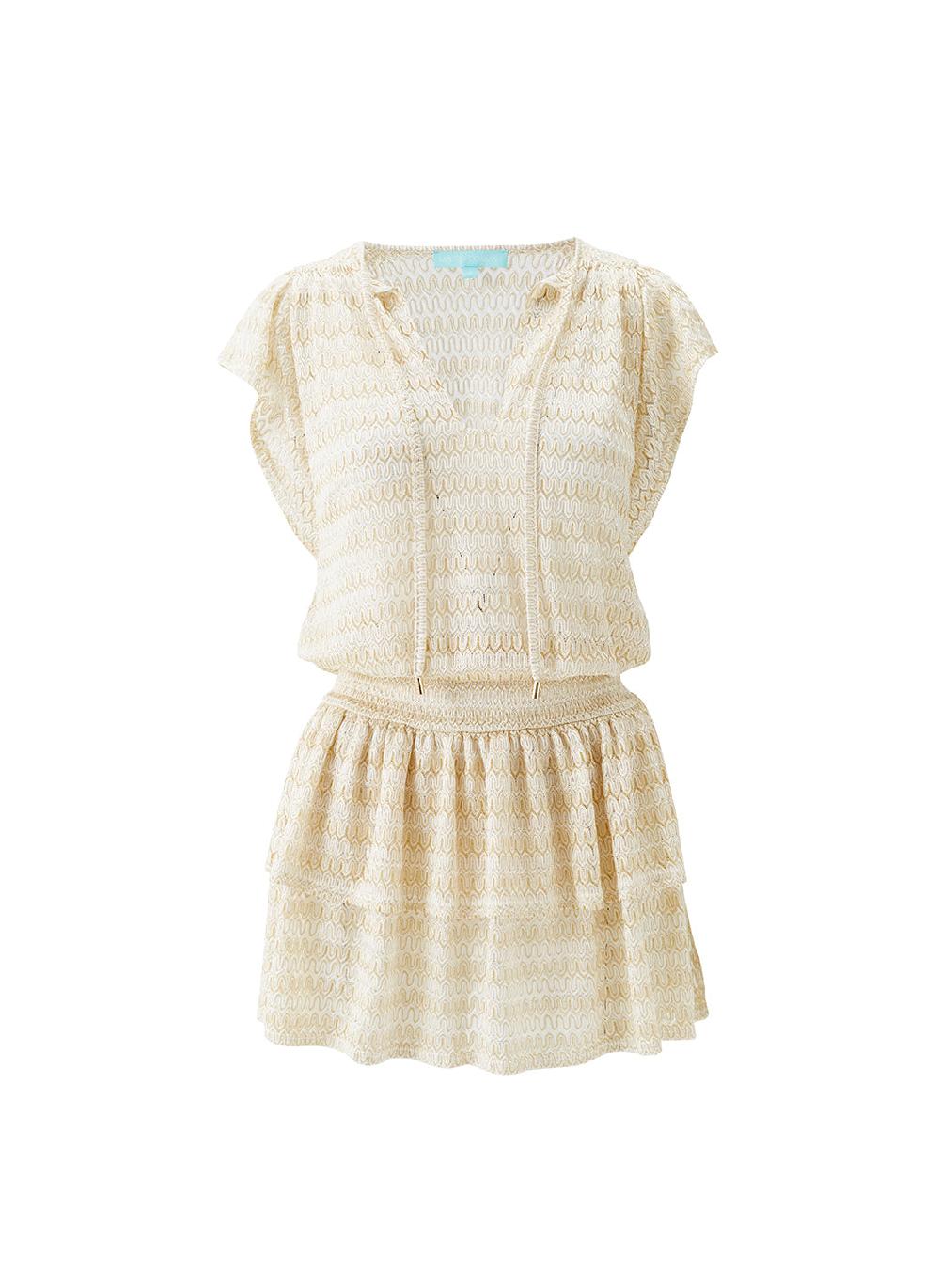 melissa odabash Remi Gold Dress