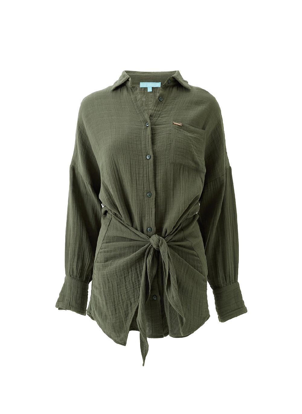 melissa odabash Sara Olive Dress