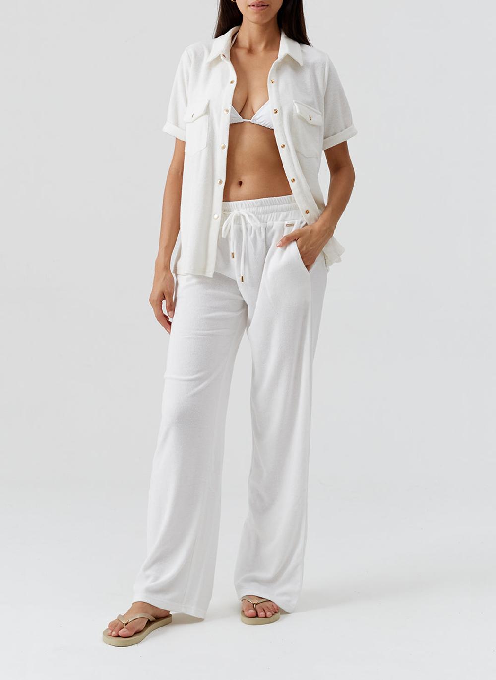 Melissa Odabash Tori White Shirt