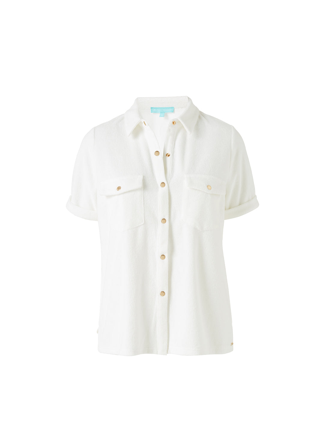 melissa odabash Tori White Shirt