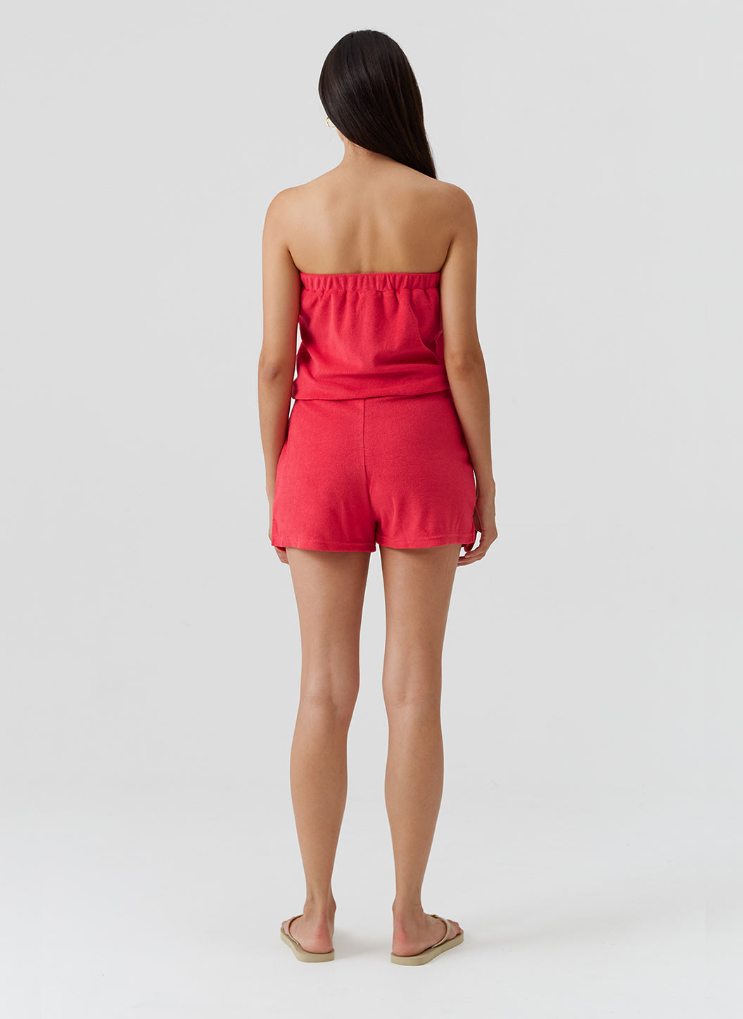 Melissa Odabash Venus Red Romper