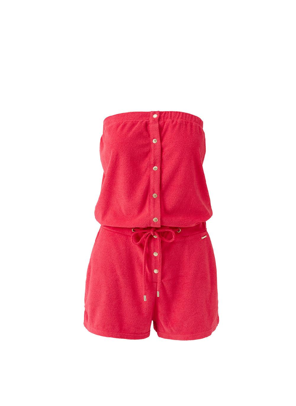 melissa odabash Venus Red Romper