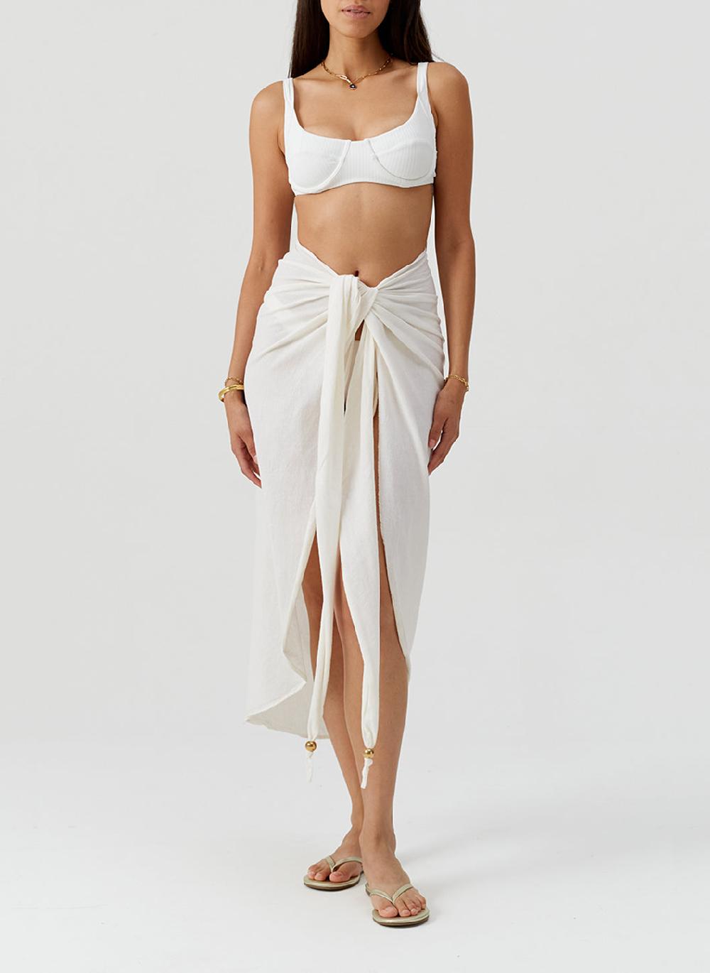 Melissa Odabash Winnie Ivory Skirt