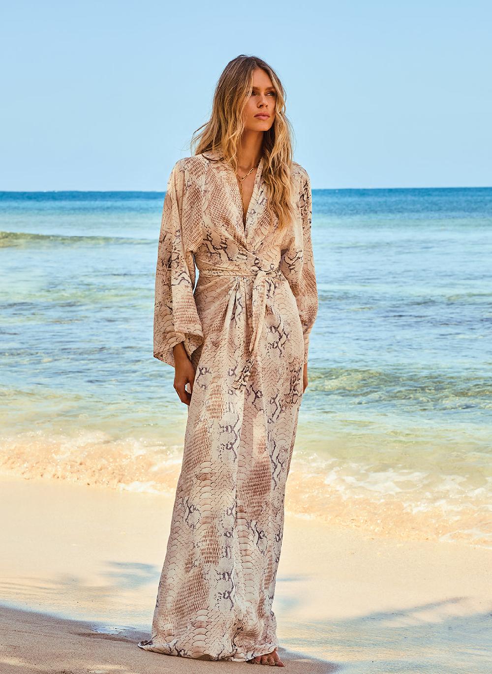 Melissa Odabash Wisdom Lizard Dress