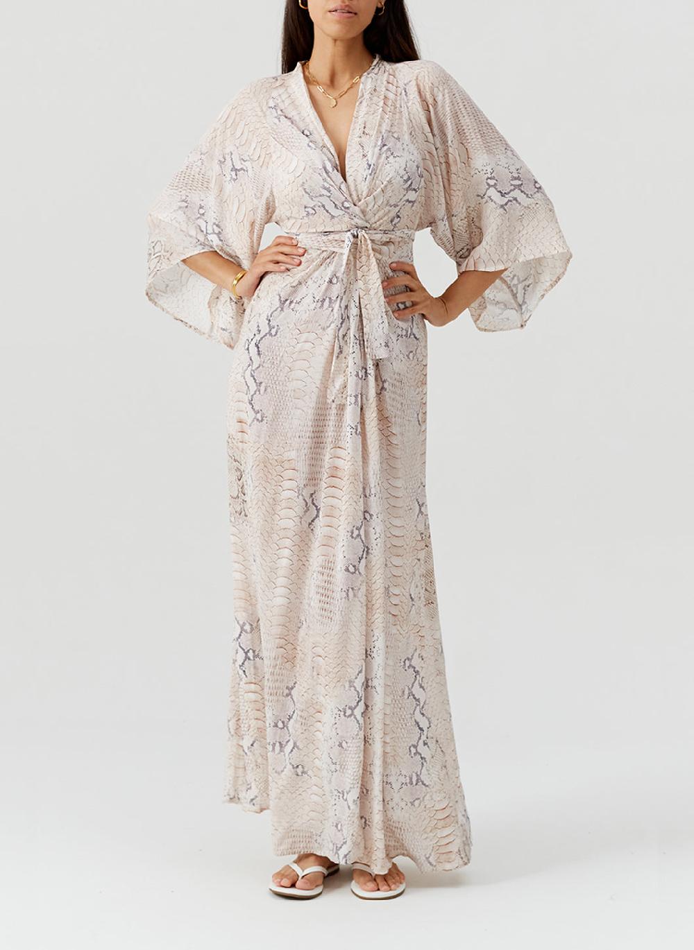 Melissa Odabash Wisdom Lizard Dress