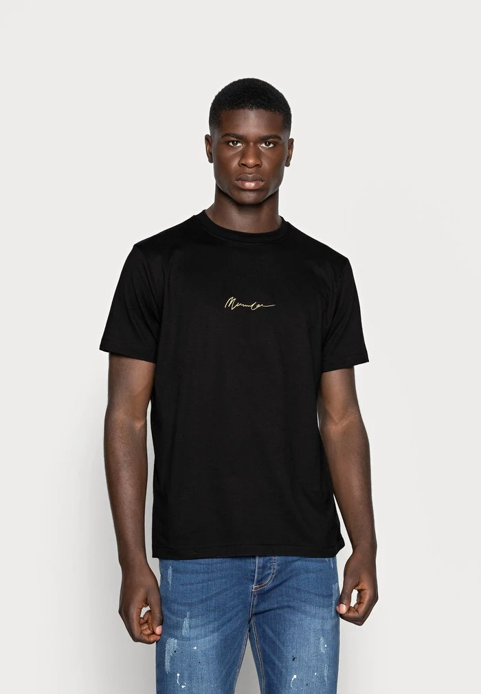 Mennace Mennace 2 PACK UNISEX – Print T-shirt – Black/grey