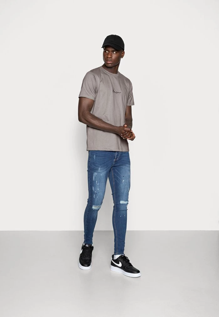 mennace Mennace 2 PACK UNISEX – Print T-shirt – Black/grey