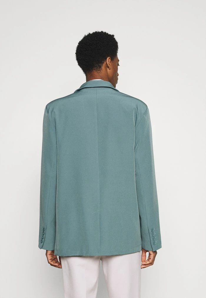 Mennace Mennace AFTERMATH ASYMMETRIC SUIT JACKET – Suit Jacket – Light Blue