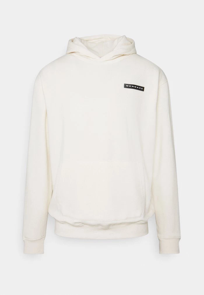 mennace Mennace AFTERMATH BADGE HOODIE UNISEX – Sweatshirt – Off White