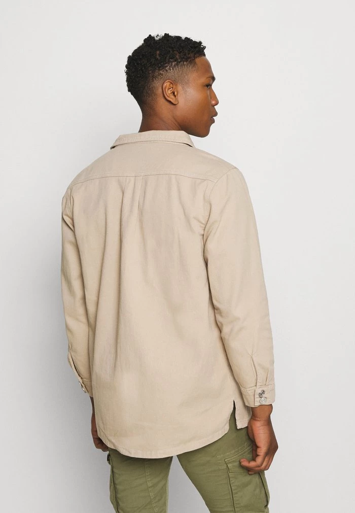 Mennace Mennace AFTERMATH DOUBLE POCKET – Shirt – Beige
