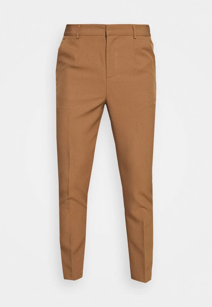 Mennace Mennace AFTERMATH TAPERED SUIT TROUSER – Chinos – Light Brown
