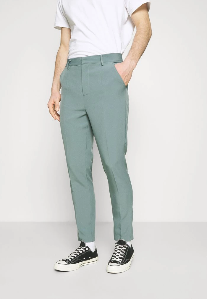mennace Mennace AFTERMATH TAPERED SUIT TROUSER – Trousers – Light Blue