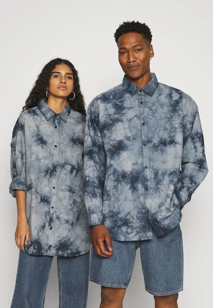 mennace Mennace AFTERMATH UNISEX – Button-down Blouse – Grey