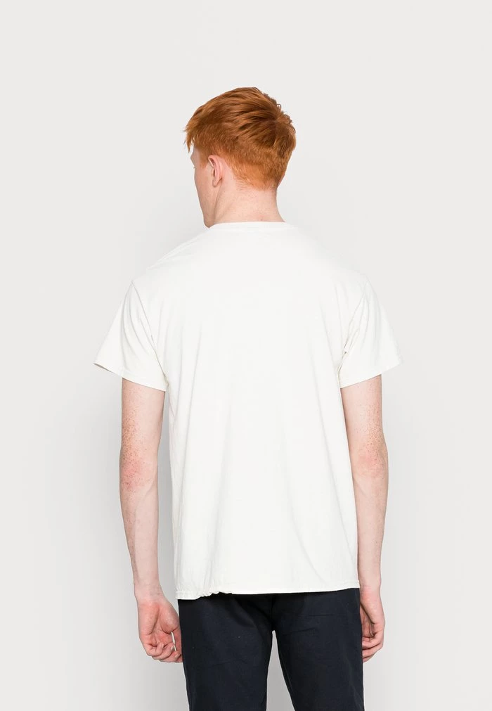 Mennace MENNACE AUTO WASHED REGULAR TEE – Print T-shirt – Ecru