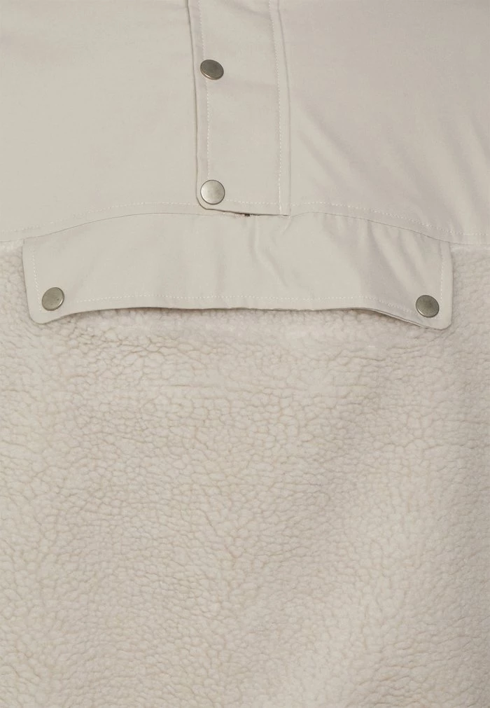 Mennace Mennace BORG OVERHEAD JACKET UNISEX – Winter Jacket – Off White