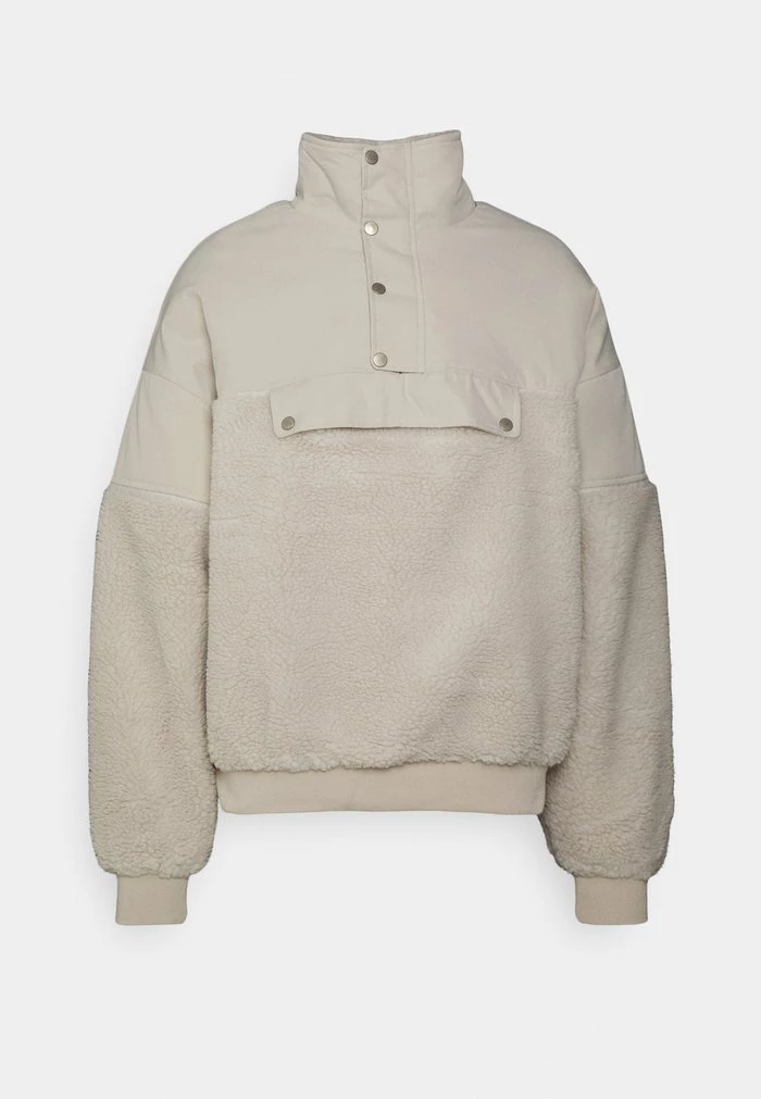 mennace Mennace BORG OVERHEAD JACKET UNISEX – Winter Jacket – Off White