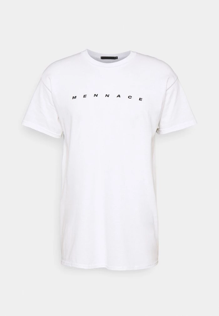 Mennace Mennace BREEZE PALM TREE REGULAR – Print T-shirt – Off White