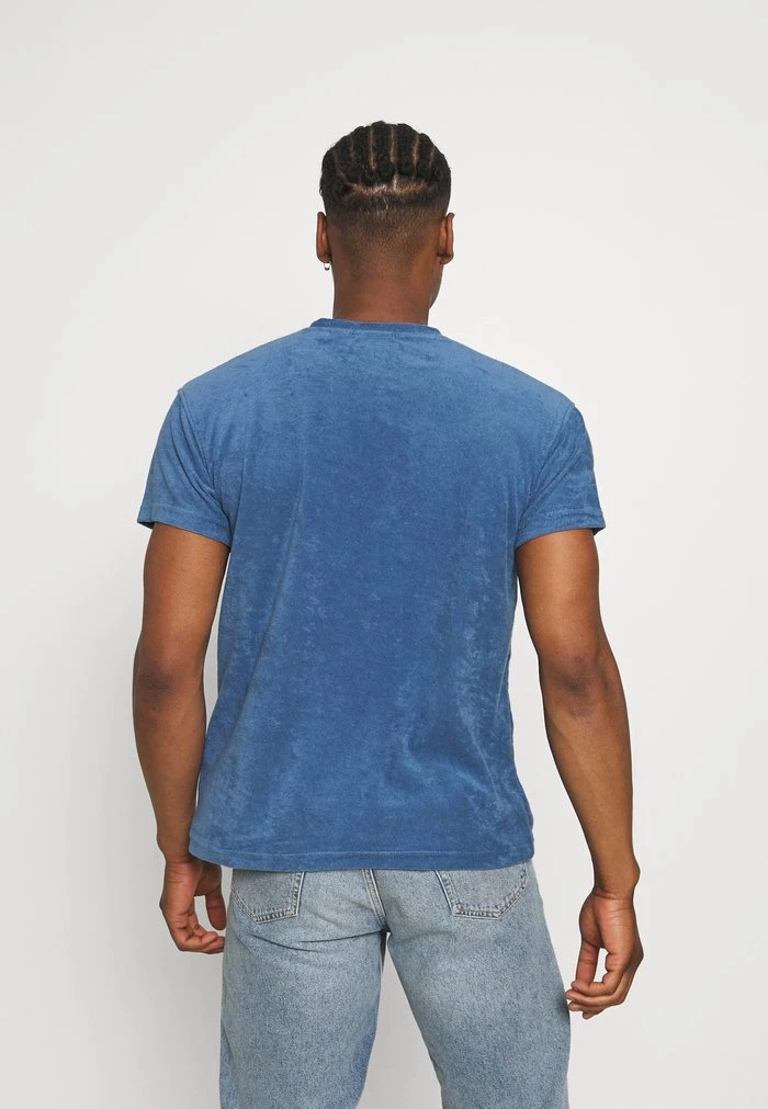 Mennace Mennace BREEZE TOWELLING REGULAR – Basic T-shirt – Blue