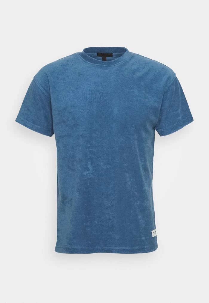Mennace Mennace BREEZE TOWELLING REGULAR – Basic T-shirt – Blue