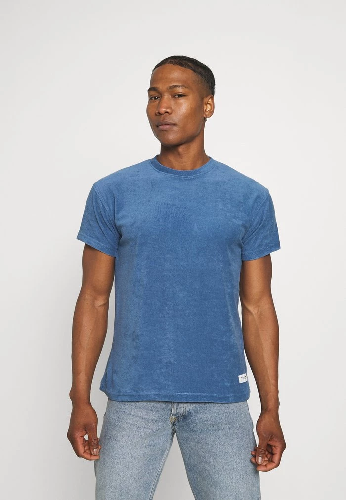 mennace Mennace BREEZE TOWELLING REGULAR – Basic T-shirt – Blue
