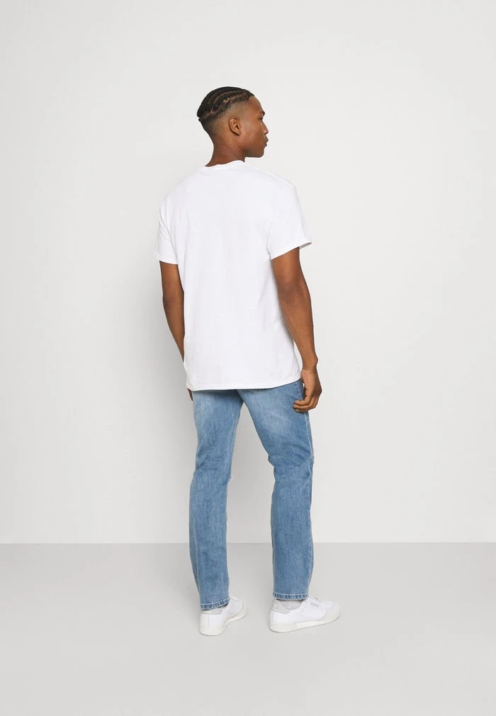 Mennace Mennace BURNING PALM REGULAR – Print T-shirt – White