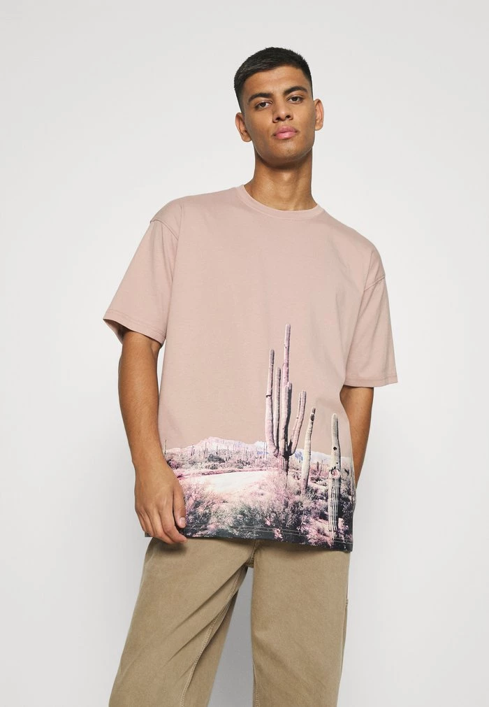 Mennace Mennace CACTUS OVERSIZED – Print T-shirt – Multi
