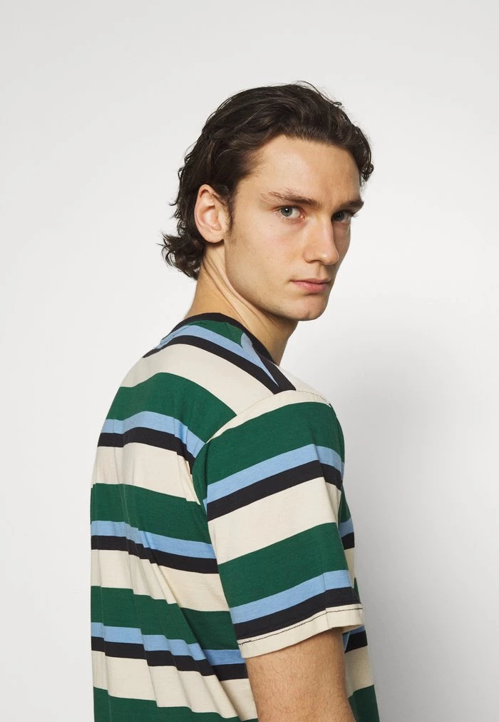 Mennace Mennace CLUB HORIZONTAL STRIPE UNISEX – Print T-shirt – Multi