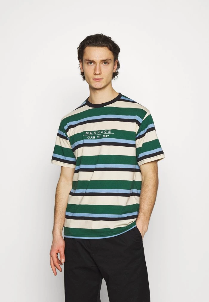 mennace Mennace CLUB HORIZONTAL STRIPE UNISEX – Print T-shirt – Multi