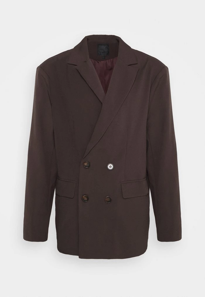 mennace Mennace DOUBLE BREASTED SUIT JACKET – Blazer Jacket – Brown