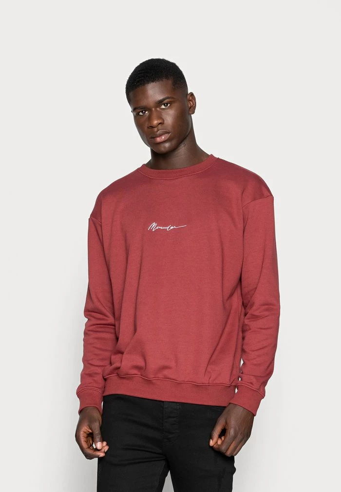mennace Mennace ESSENTIAL BOXY UNISEX – Sweatshirt – Burgundy