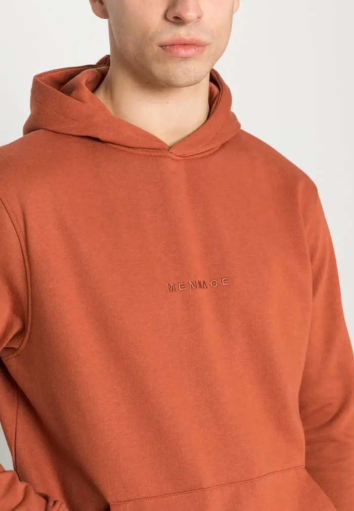 Mennace MENNACE ESSENTIAL HOODIE UNISEX – Hoodie – Burnt Orange