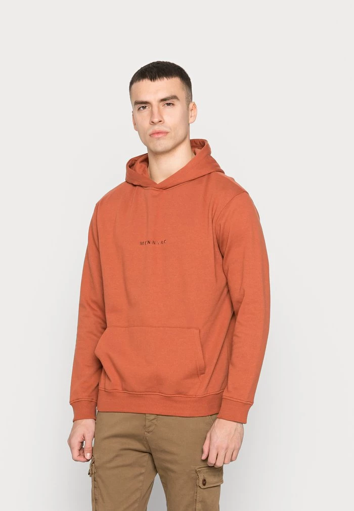 mennace MENNACE ESSENTIAL HOODIE UNISEX – Hoodie – Burnt Orange