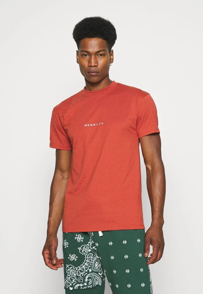 mennace Mennace ESSENTIAL – Print T-shirt – Burnt Orange