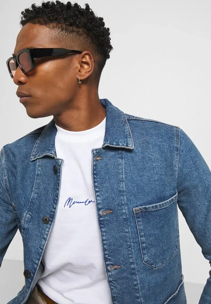 Mennace Mennace ESSENTIAL REGULAR BASIC TEE – Basic T-shirt – White