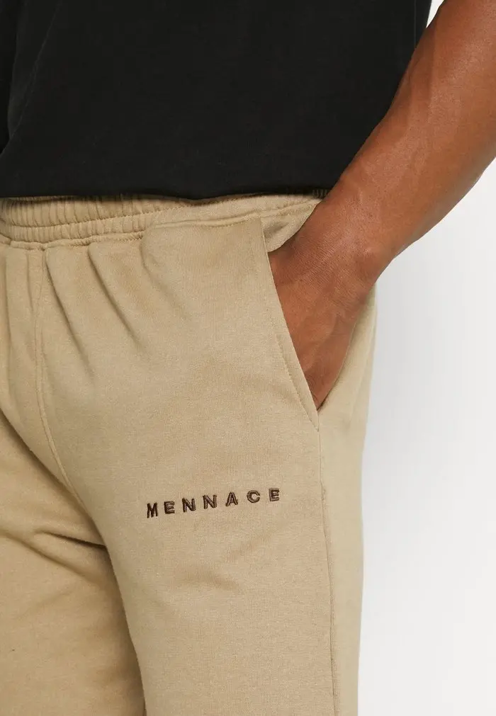 Mennace Mennace ESSENTIAL REGULAR JOGGER – Tracksuit Bottoms – Light Brown