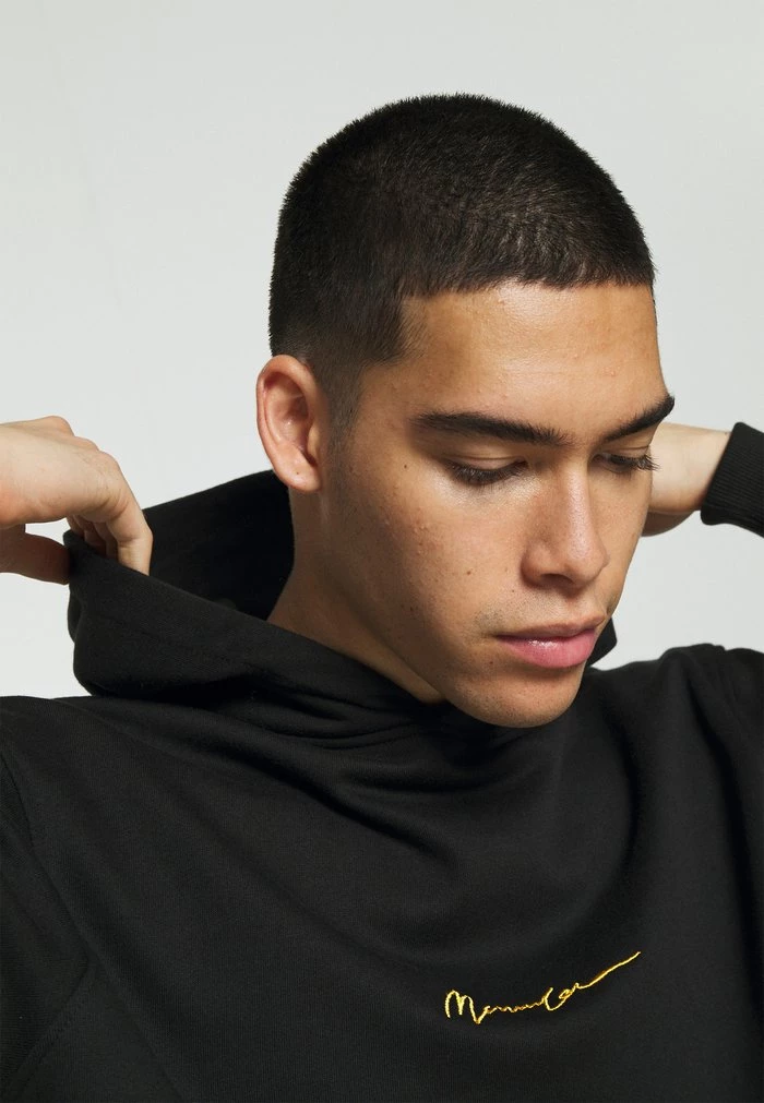 Mennace Mennace ESSENTIAL REGULAR OVERHEAD HOODY UNISEX – Sweatshirt – Black